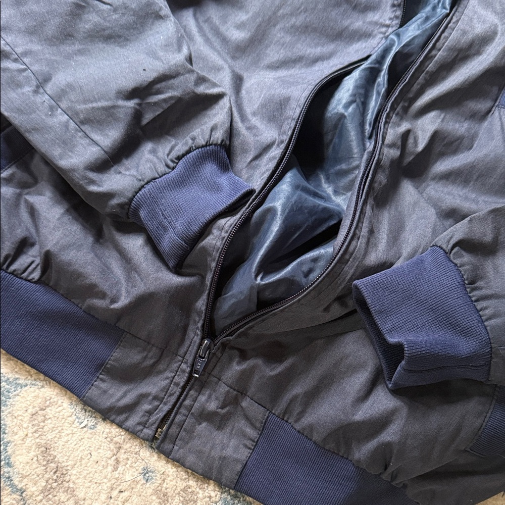 Men's Navy Members Only Jacket - Picture 3 of 5